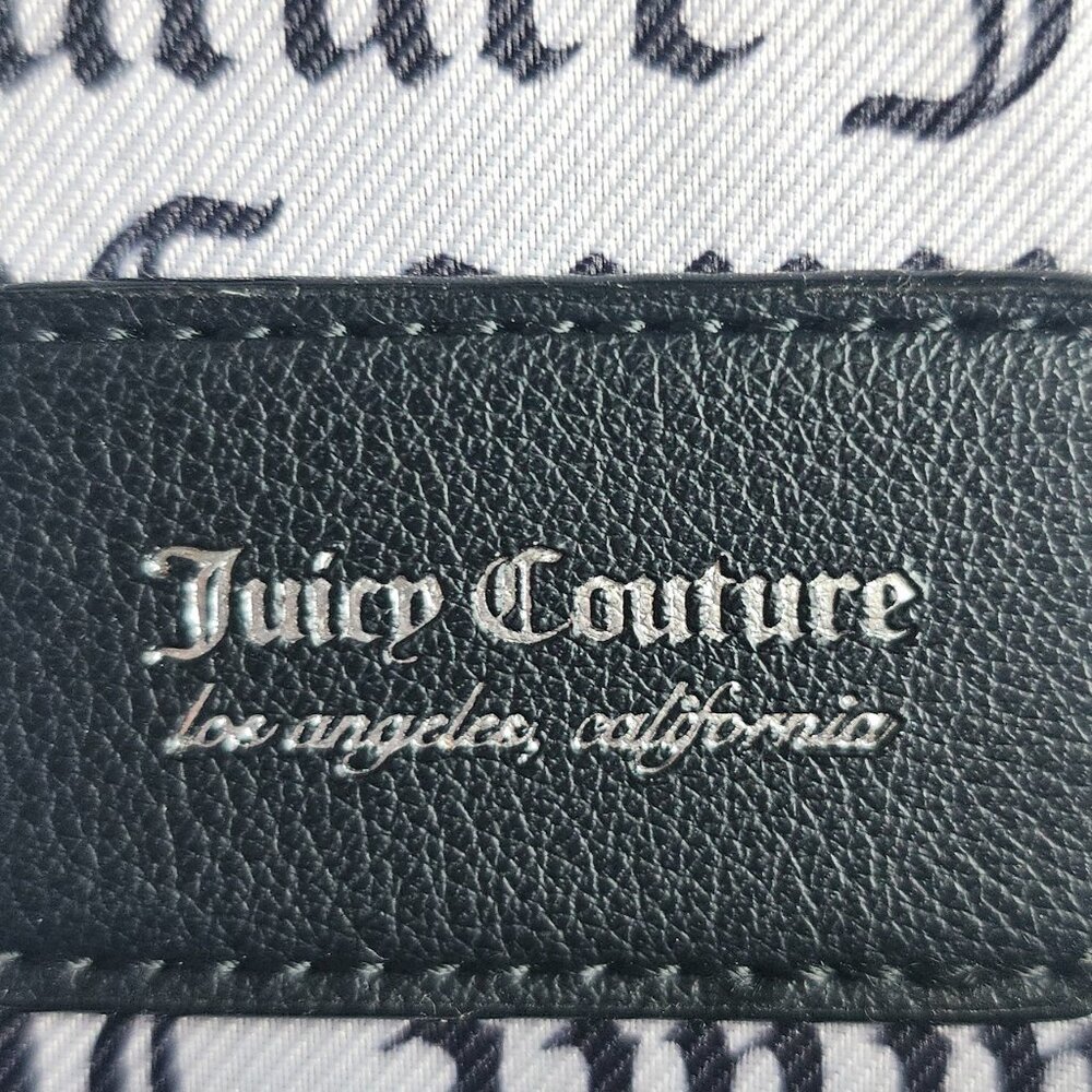 EUC JUICY COUTURE JC Embossed Small Black Backpack ๐๐ค - Picture 12 of 13